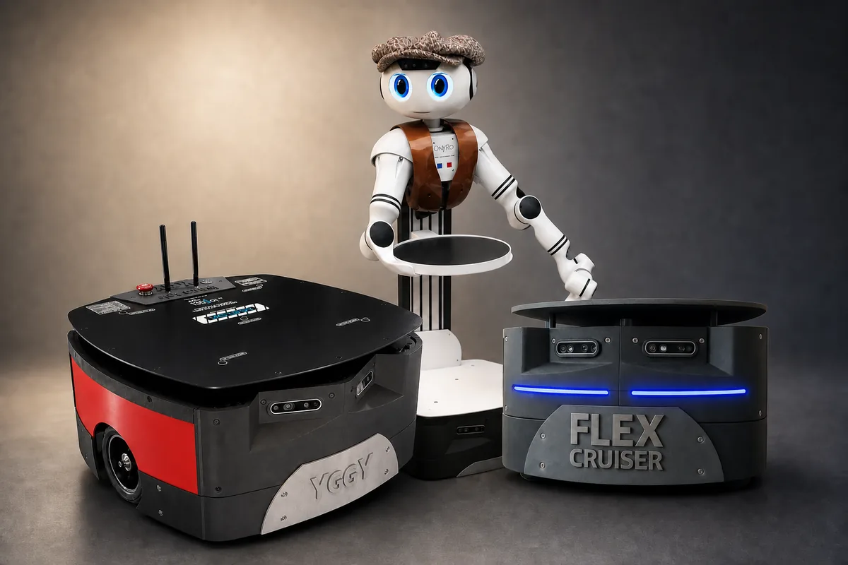 Preview of the ONYRO, YGGY-540, and FlexCruiser robots