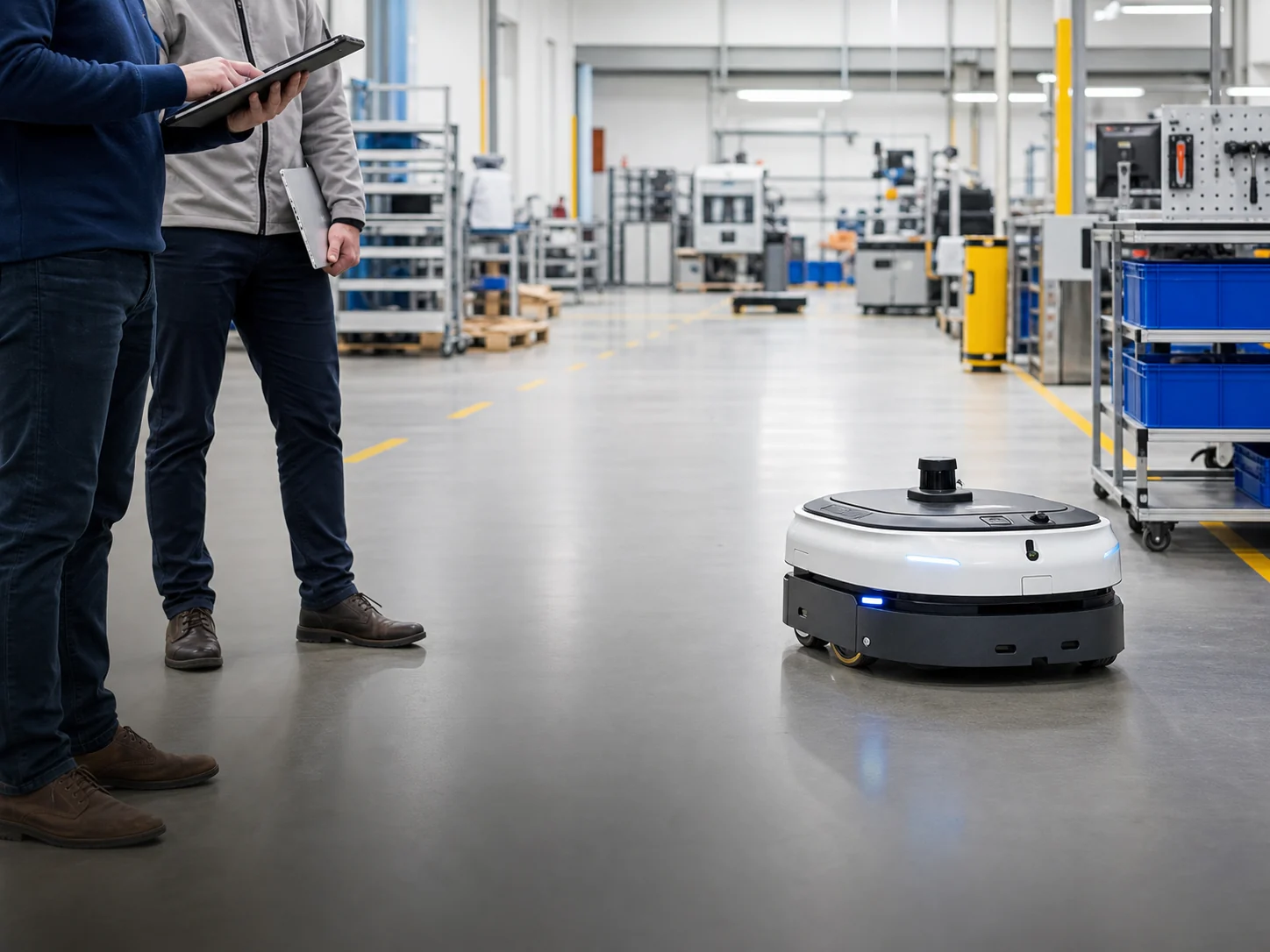 Robot autonome adapté à des applications opérationnelles réelles